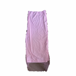 Envme Women’s Pink Mesh Maxi Skirt